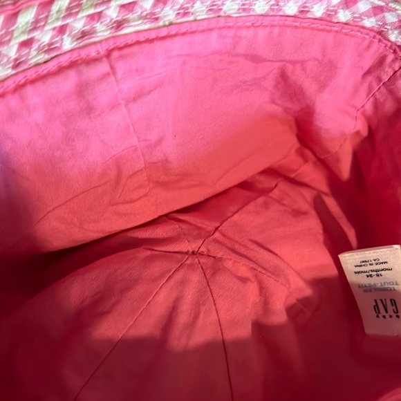 GAP Kids Pink Striped Hat - Picture 3 of 5